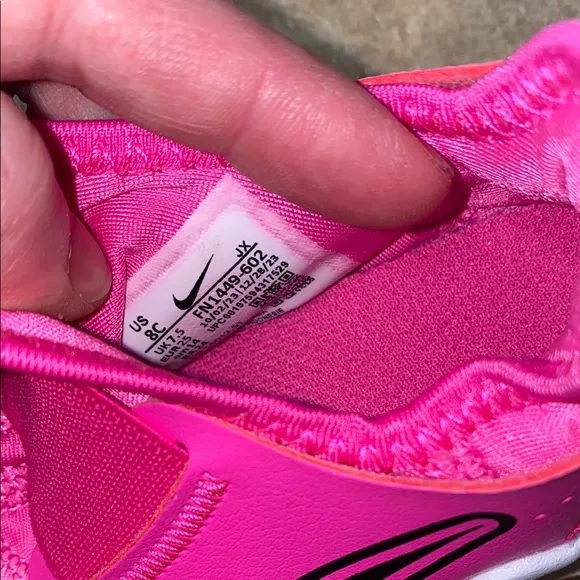 Nike Toddler 8M Pink Slip-On Sneakers