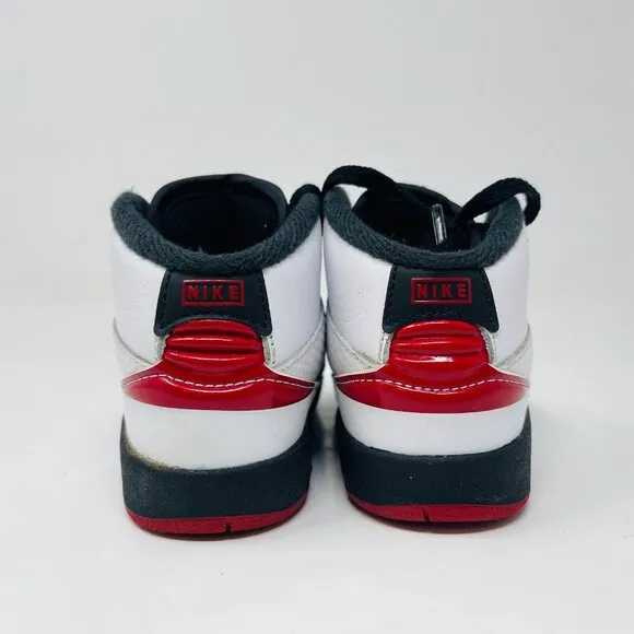 Nike Toddler Jordan 2 Retro TD Chicago DQ8563-106 White Sneakers Shoes Size 7C