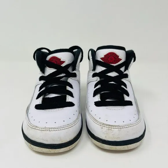 Nike Toddler Jordan 2 Retro TD Chicago DQ8563-106 White Sneakers Shoes Size 7C