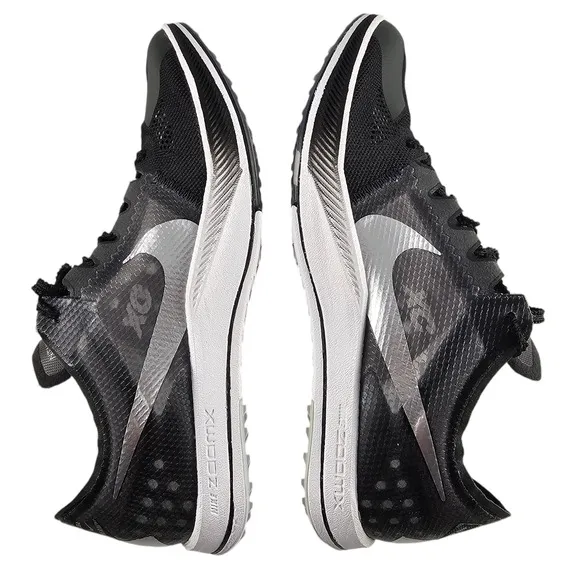 Nike Track Shoes Mens 8 Cross Country Spikes Zoom X Dragonfly Black White NWOT