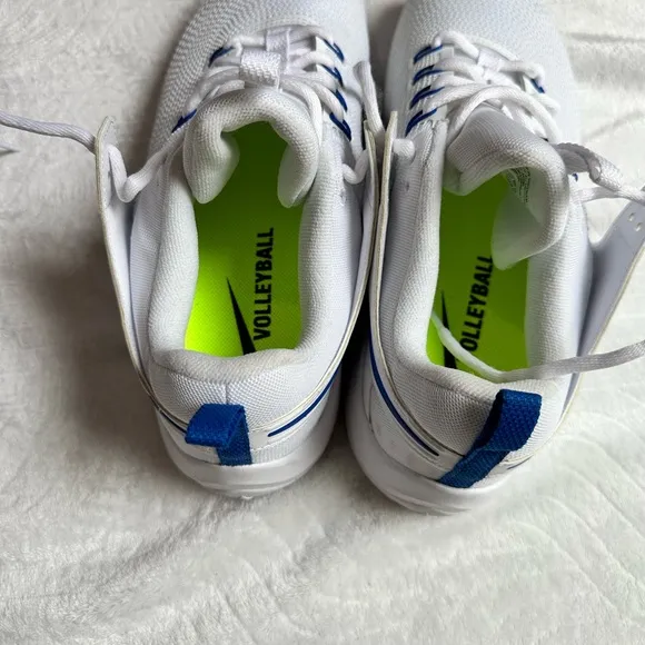 Nike White and Blue Sneakers