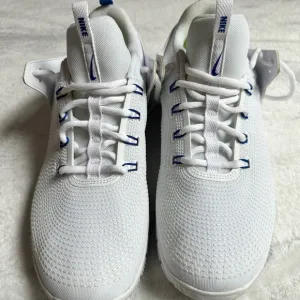 Nike White and Blue Sneakers