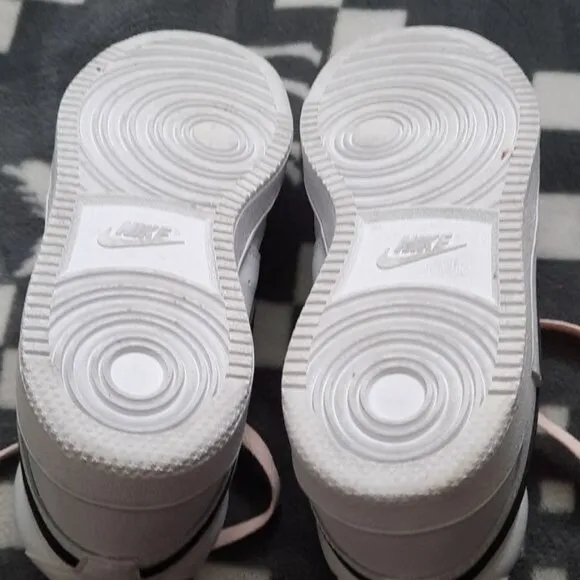 Nike White Court Vision Mid Casual Sneakers Size 6.5