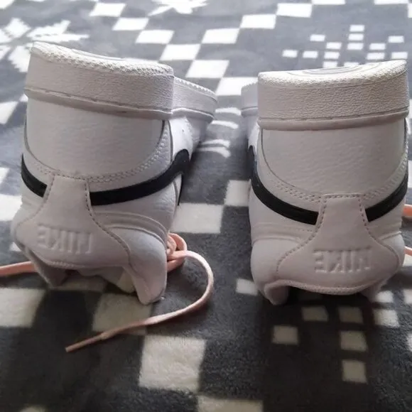 Nike White Court Vision Mid Casual Sneakers Size 6.5