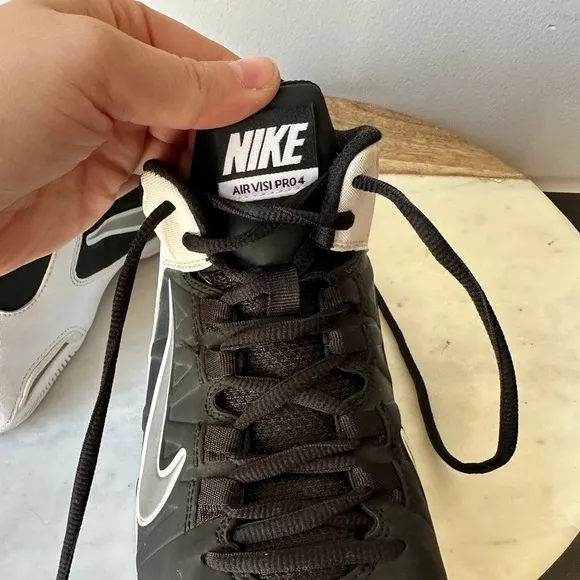 Nike women’s black basketball sneakers Air Visi Pro 4 587562-002 Shoes