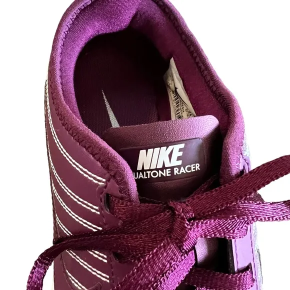Nike Women's Dualtone Racer Casual Sneakers Bordeaux SZ 7