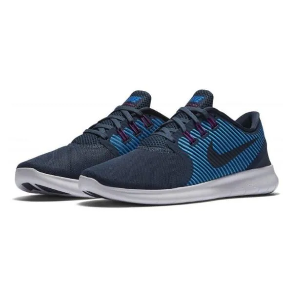 Nike Women's Free RN CMTR Blue Sneakers Shoes Size 6.5 Style 831511-400