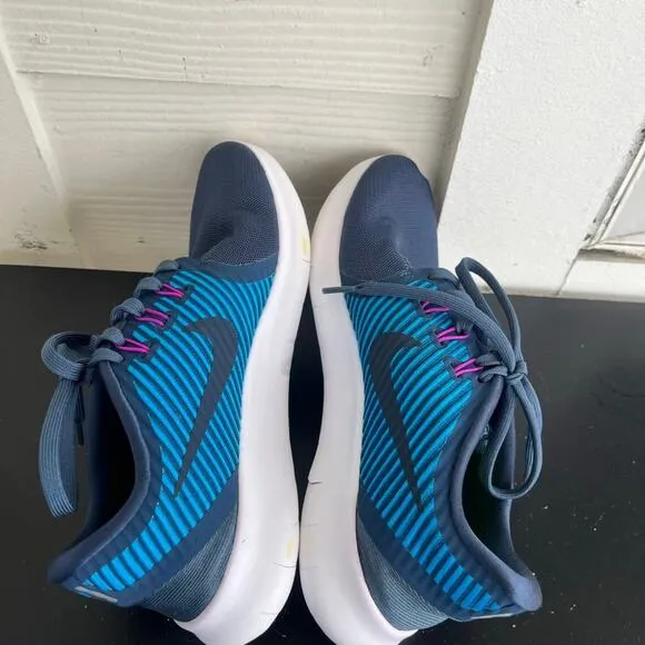 Nike Women's Free RN CMTR Blue Sneakers Shoes Size 6.5 Style 831511-400