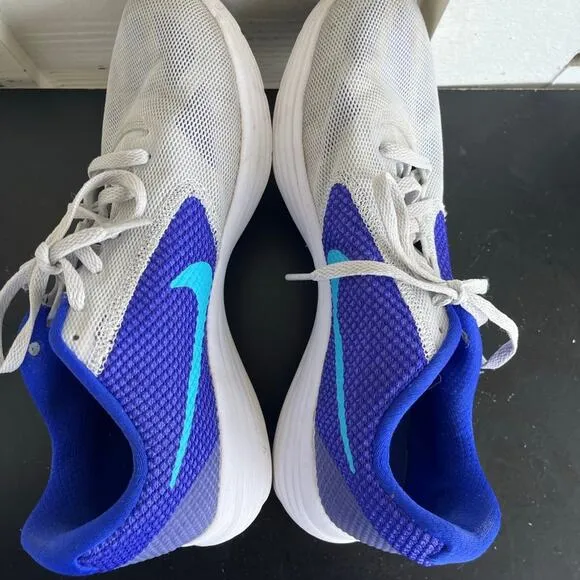 Nike Women's Revolution 3 Gray Blue Running Shoes Sneakers 10 Style 819303-003