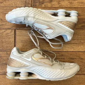Nike Women's Shox Enigma Running Shoes Sneakers in Desert Sand Size 10