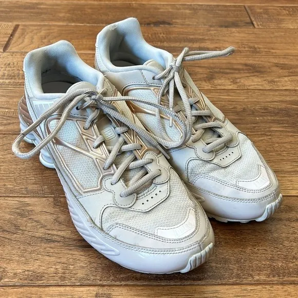 Nike Women's Shox Enigma Running Shoes Sneakers in Desert Sand Size 10