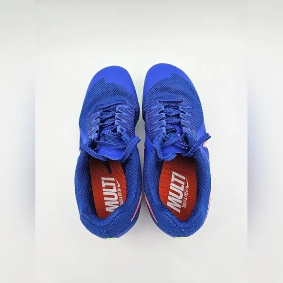Nike Zoom Rival 'Racer Blue Safety Orange' Track Shoes Mens Size 4.5