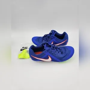 Nike Zoom Rival 'Racer Blue Safety Orange' Track Shoes Mens Size 4.5