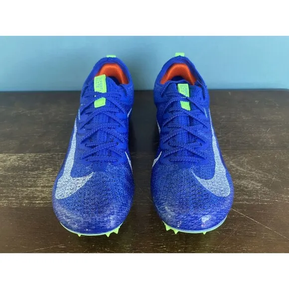 Nike Zoom Superfly Elite 2 Racer Blue Sprinting Spikes Men's Size 7 CD4382-400