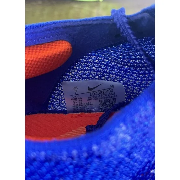 Nike Zoom Superfly Elite 2 Racer Blue Sprinting Spikes Men's Size 7 CD4382-400