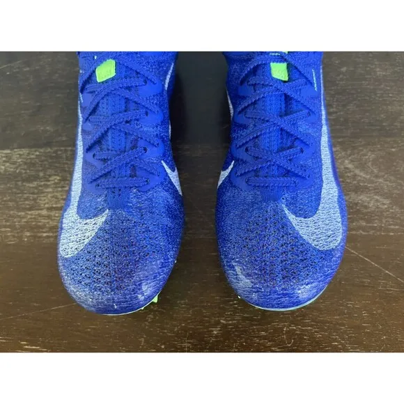 Nike Zoom Superfly Elite 2 Racer Blue Sprinting Spikes Men's Size 7 CD4382-400