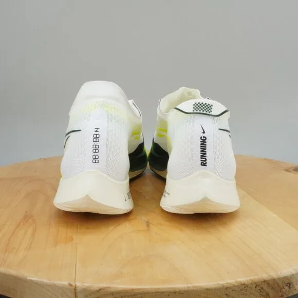 Nike ZoomX Streakfly Mens Size 8.5 Shoes White Volt Green Lightweight Running