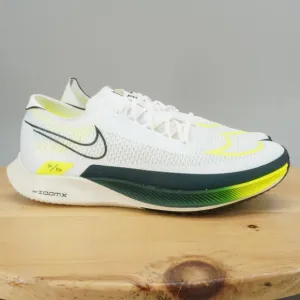 Nike ZoomX Streakfly Mens Size 8.5 Shoes White Volt Green Lightweight Running