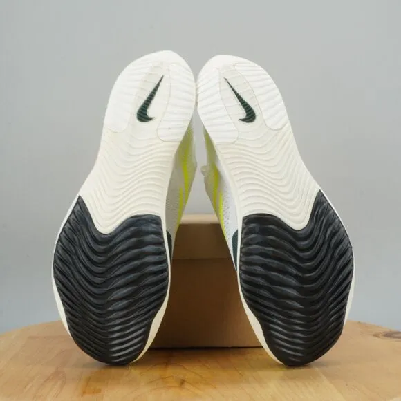 Nike ZoomX Streakfly Mens Size 8.5 Shoes White Volt Green Lightweight Running