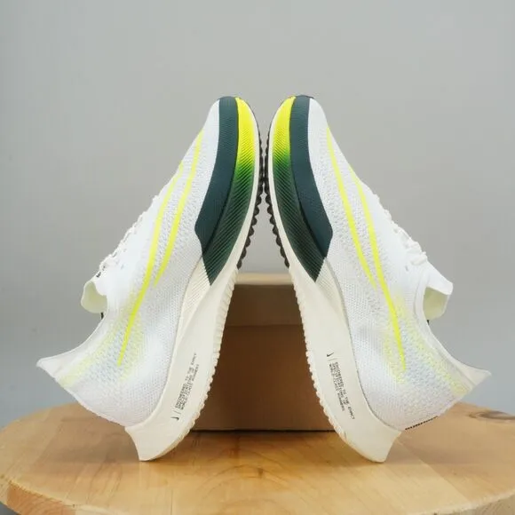 Nike ZoomX Streakfly Mens Size 8.5 Shoes White Volt Green Lightweight Running