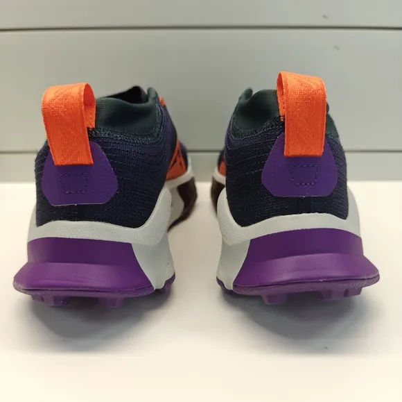 Nike ZoomX Zegama Purple Ink Safety Orange DH0623-500 Trail Hiking Running Shoes