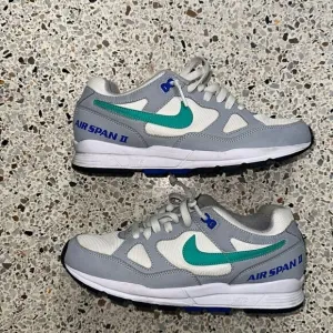 Nike Air Span 2 wolf grey clear emerald shoes sneakers green 7