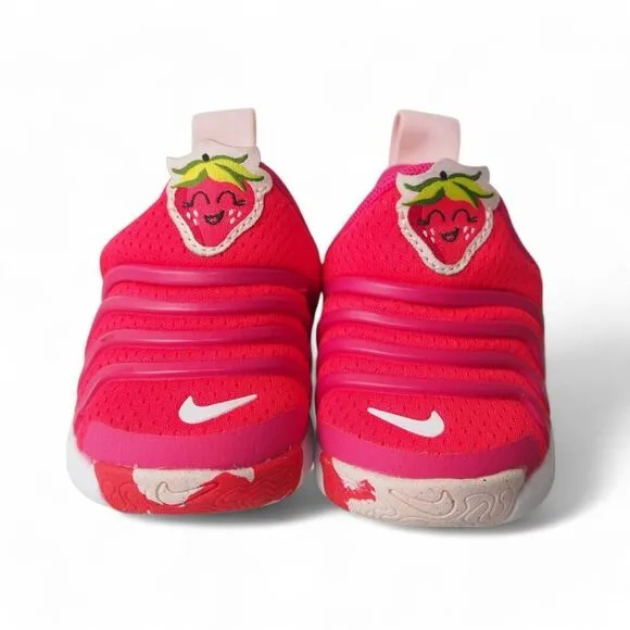 Nike Dynamo Go TD 'Strawberry' Slip-on Sneakers DO9376-600 Infant 2C