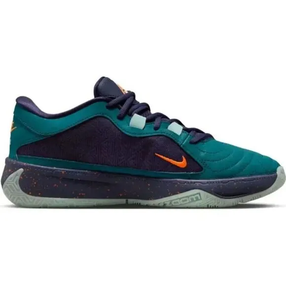Nike Zoom Freak 5 DX4985-300 Sneakers Men's Geode Teal Purple Ink Shoes FD350