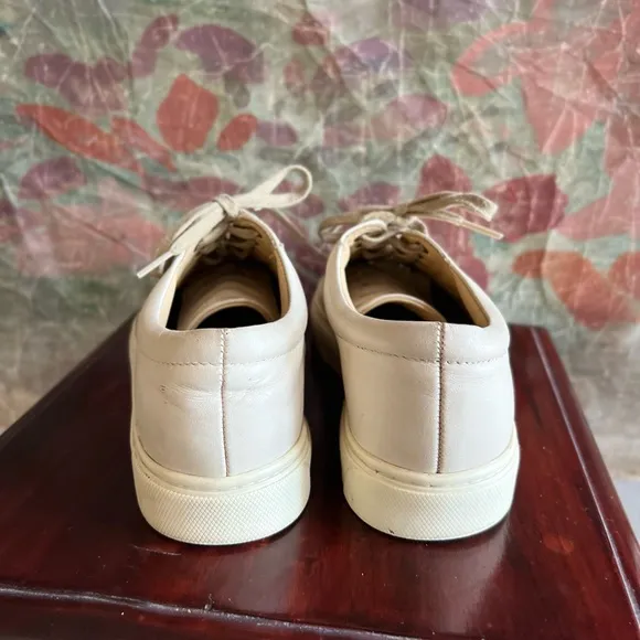 Nisolo Handcrafted Elayna Sneakers in Latte womens 7.5