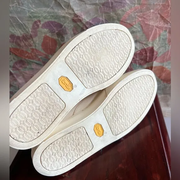 Nisolo Handcrafted Elayna Sneakers in Latte womens 7.5