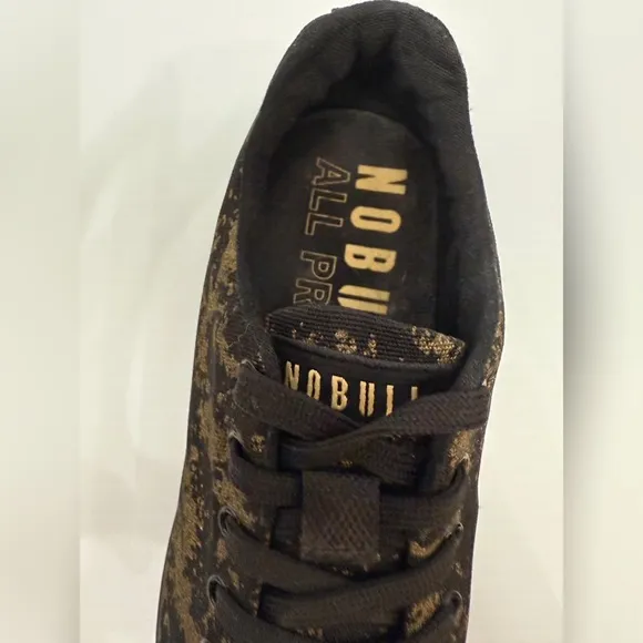 Nobull Pride Black Gold Trainers Sneakers Shoes
