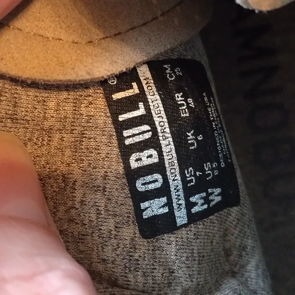 Nobull project high top lace up sneakers camo detail Size 7 Mens