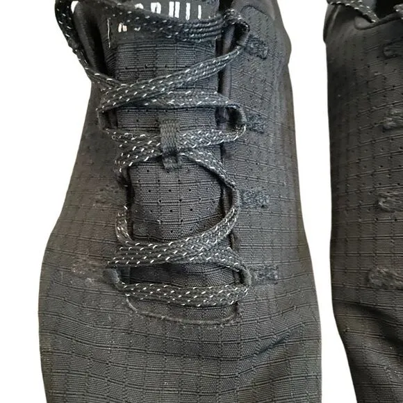 NOBULL Unisex Ripstop Runner 12M/12.5W Black Gray Athletic Gym Shoes Sneakers