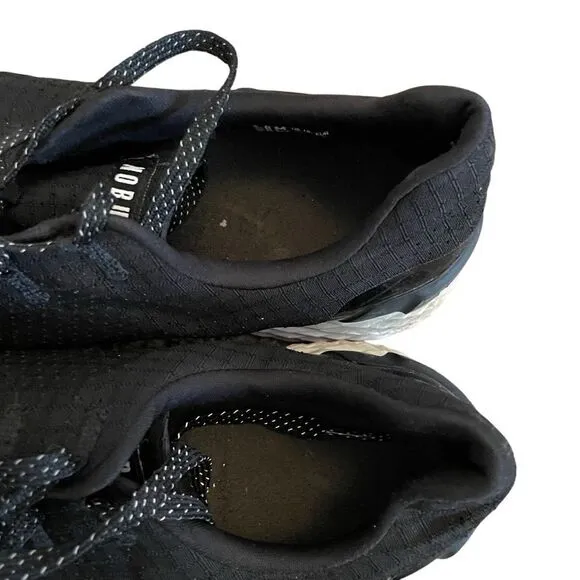 NOBULL Unisex Ripstop Runner 12M/12.5W Black Gray Athletic Gym Shoes Sneakers
