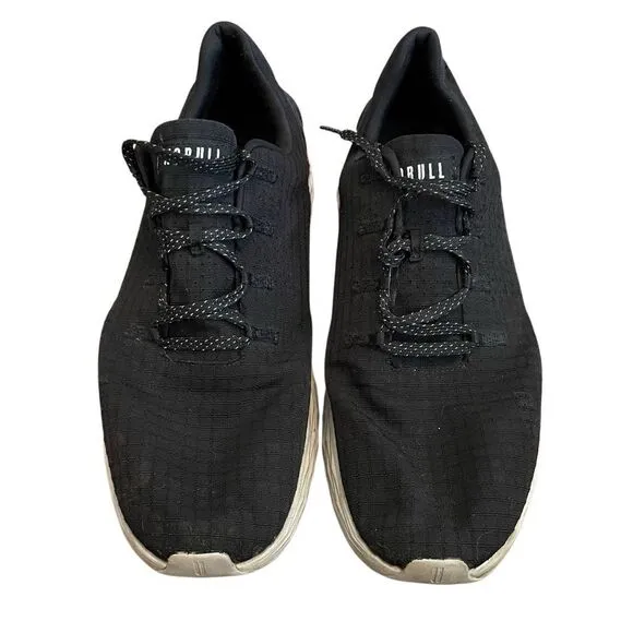 NOBULL Unisex Ripstop Runner 12M/12.5W Black Gray Athletic Gym Shoes Sneakers
