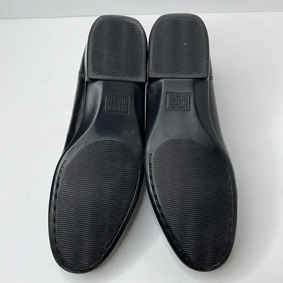 Nunn Bush Black Leather Penny Loafers Men's Sz 9