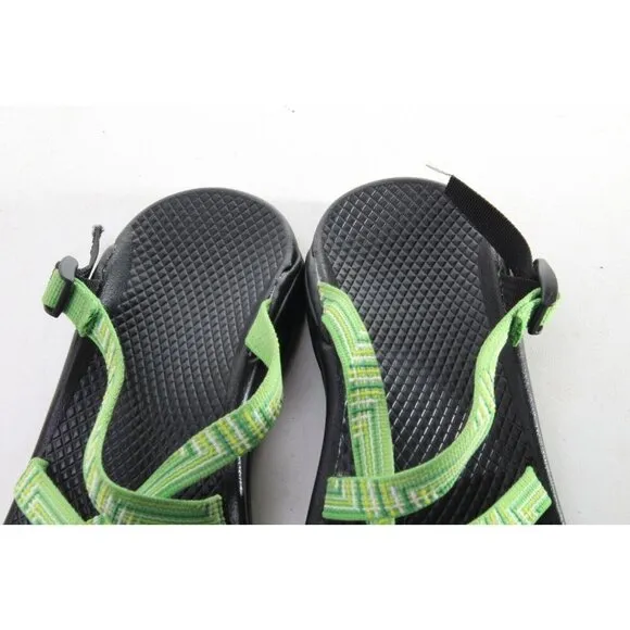 Nwob Chaco Ecotread Zong Sandals Shoes Green Backless Sport Sandals Women's Sz 8