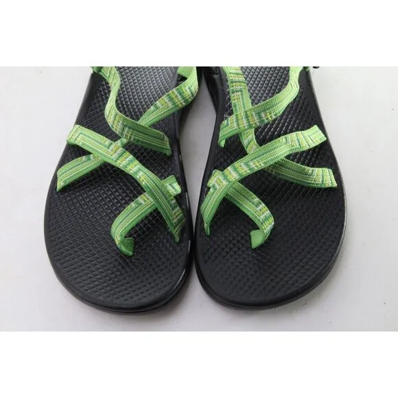 Nwob Chaco Ecotread Zong Sandals Shoes Green Backless Sport Sandals Women's Sz 8
