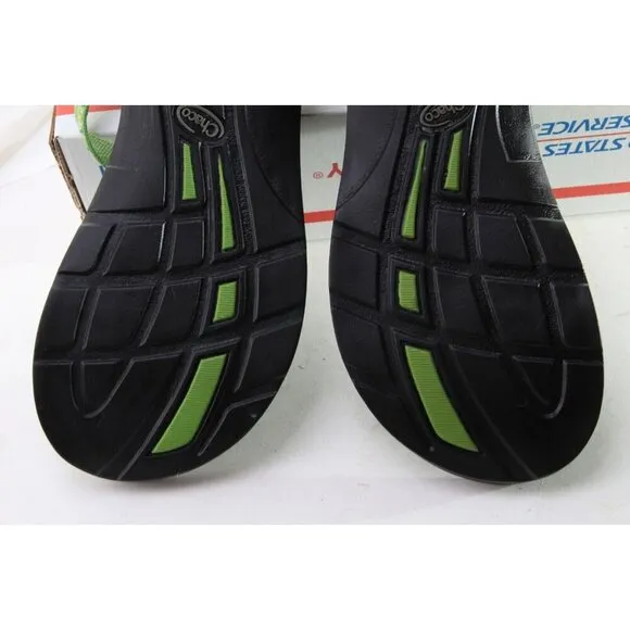 Nwob Chaco Ecotread Zong Sandals Shoes Green Backless Sport Sandals Women's Sz 8