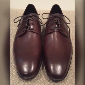 NWOB Dark Brown &amp; Black Ombré Dress Shoes 10.5