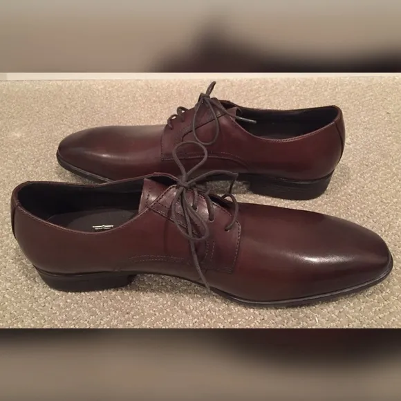 NWOB Dark Brown &amp; Black Ombré Dress Shoes 10.5