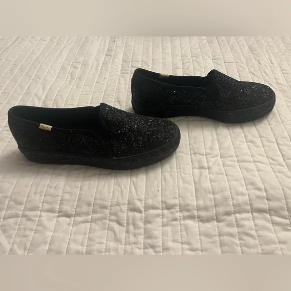 NWOB Kate Spade x Keds glitter slip on