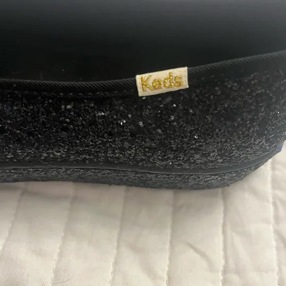 NWOB Kate Spade x Keds glitter slip on