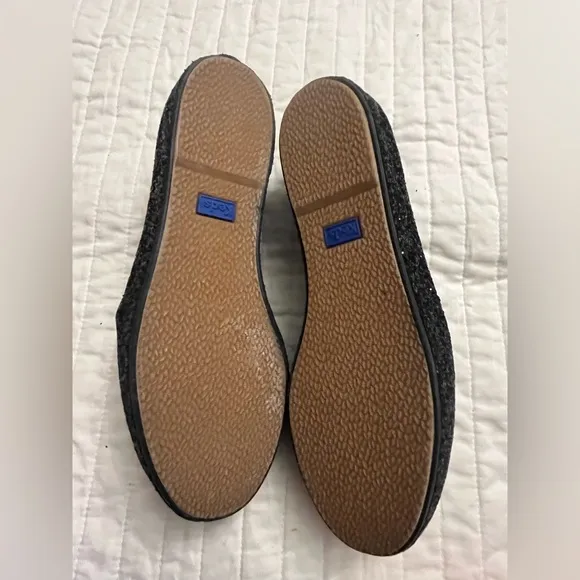 NWOB Kate Spade x Keds glitter slip on