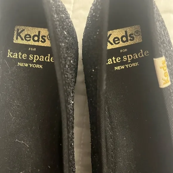 NWOB Kate Spade x Keds glitter slip on