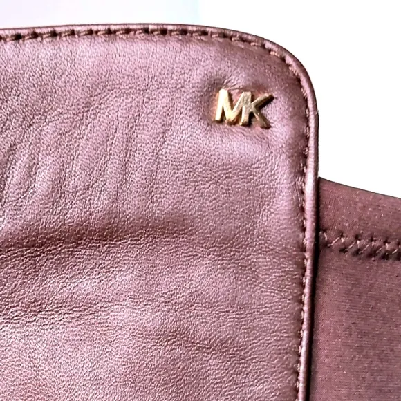 NWOB MICHAEL Michael Kors Bromley Leather Over Knee Riding Boots Sz6.5 Burgandy