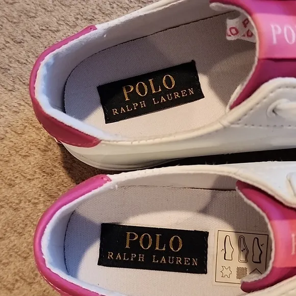 NWOB Ralph Lauren Polo Elmwood Casual Sneakers for Girls
