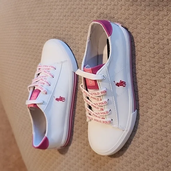 NWOB Ralph Lauren Polo Elmwood Casual Sneakers for Girls