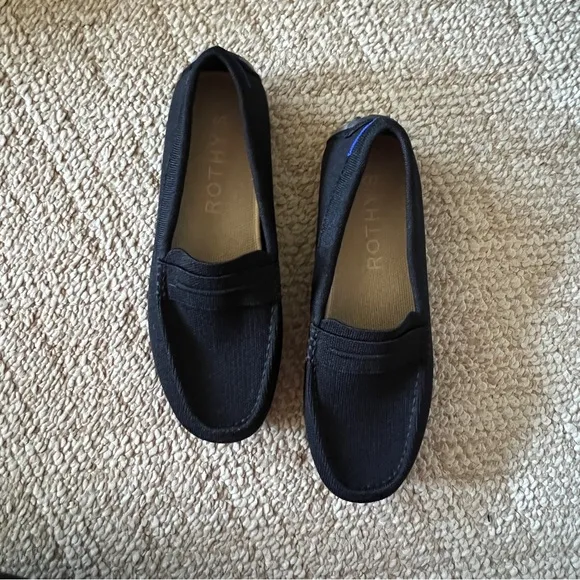 NWOB Rothy's The Driver Black Loafers - Size 9.5