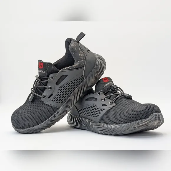 NWOB SUADEX Steel Toe Puncture Proof Kevlar Midsole Work Shoes for Men Sz 9/9.5